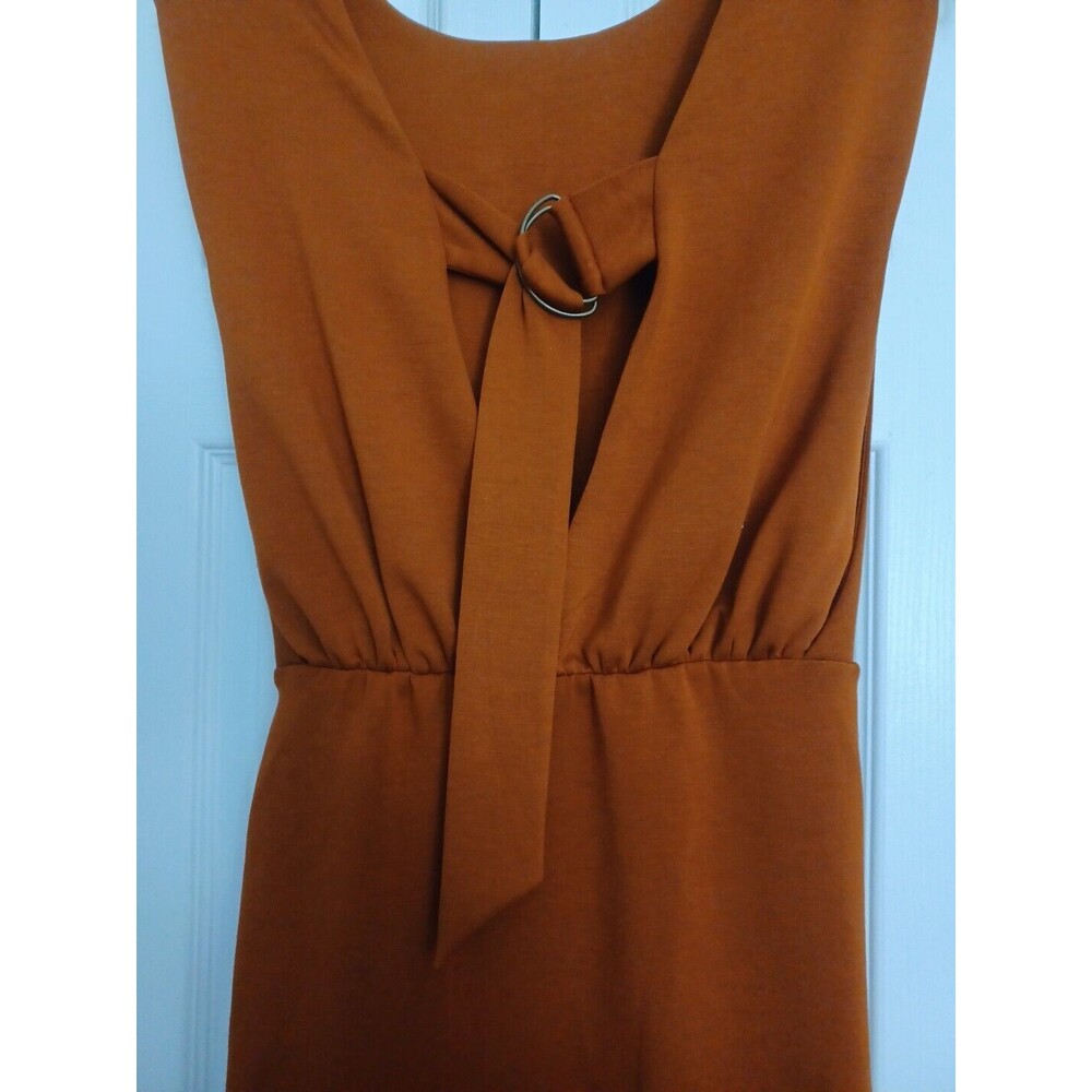 Free People Runaway Knit Mini Dress in Brandy Size PS - Picture 8 of 12